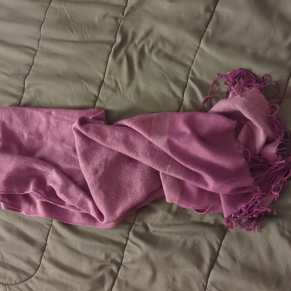 Purple scarf
